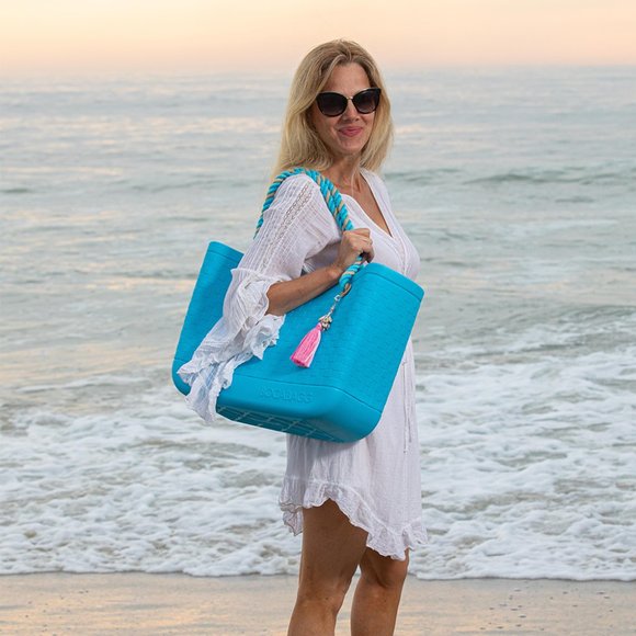 BocaBagg (Aqua) Large EVA Tote Bag-Like Bogg Bag - Picture 5 of 5